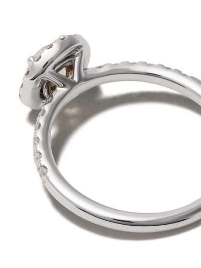 Shop De Beers 18kt White Gold  Aura Fancy Coloured Diamond Ring