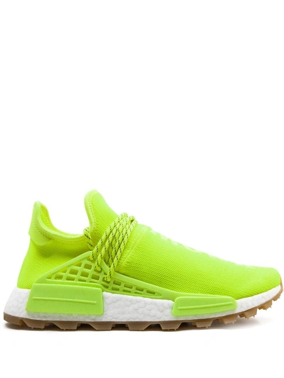 Shop Adidas Originals X Pharrell Williams Hu Nmd Prd "know Soul" Sneakers In Yellow