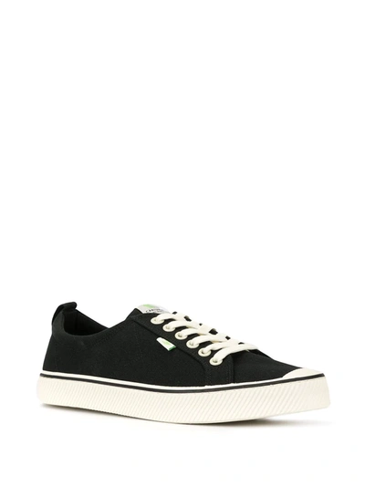 Shop Cariuma Oca Canvas Low-top Sneakers In Black