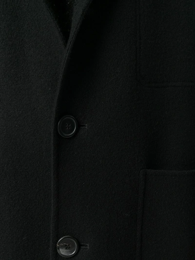 Shop Ami Alexandre Mattiussi Double Face Construction Coat In Black