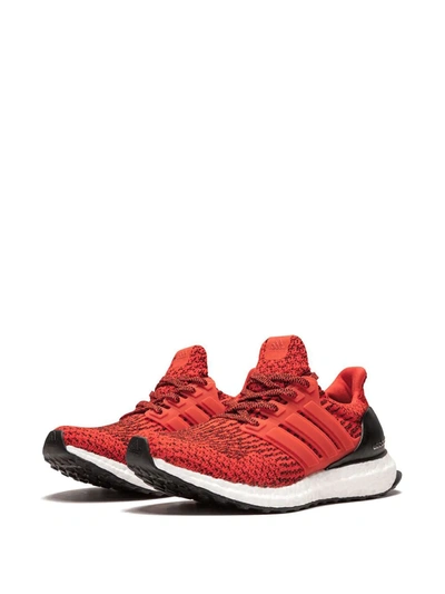 Shop Adidas Originals Ultraboost "energy Red" Sneakers