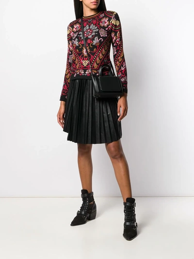 Valextra Passepartout Mini Handbag In Black