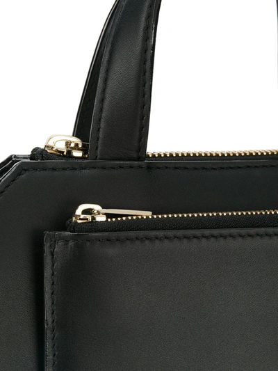 Valextra Passepartout Mini Handbag In Black