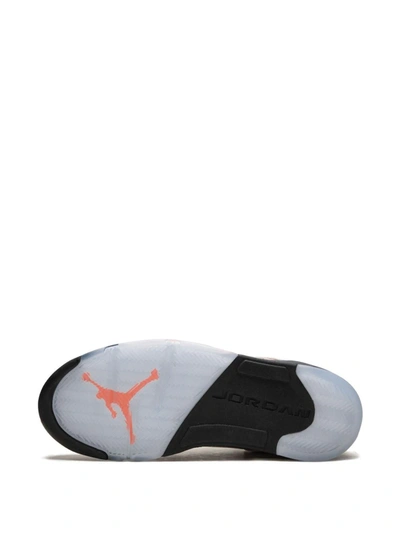 Jordan Air  5 Retro Sneakers In White
