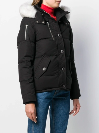 Moose Knuckles 3q Puffer Jacket In Black