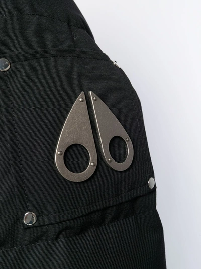 Moose Knuckles 3q Puffer Jacket In Black