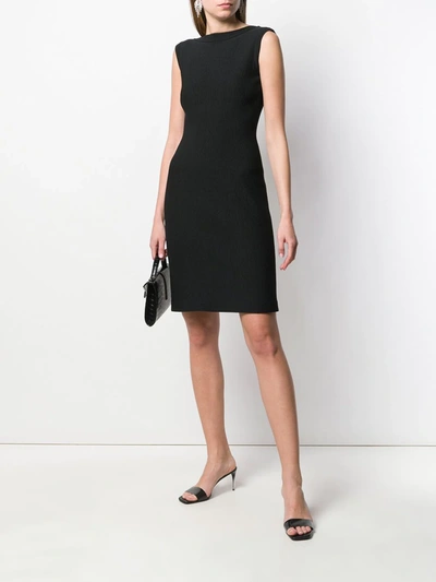 Pre-owned Alaïa 2000 Fitted Dress In Black