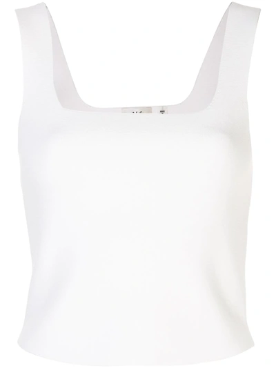 Shop A.l.c Square Neck Tank Top In White