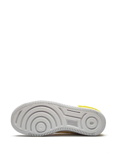 Nike Air Force 1 Shadow Sneakers In White And Yellow In White