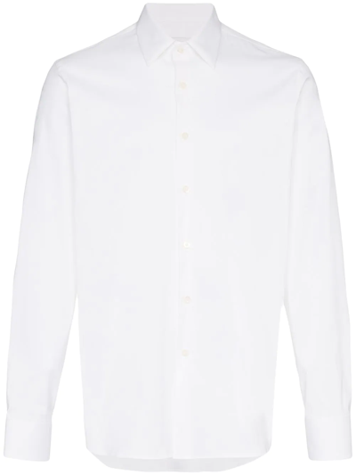 Shop Prada Classic Shirt In White