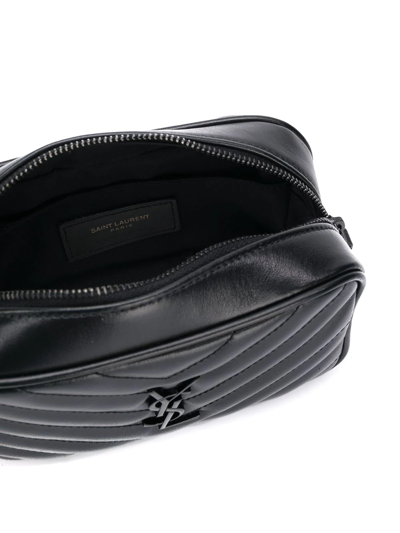 Shop Saint Laurent Lou Belt Bag In Black