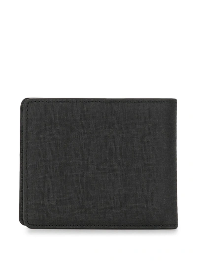 Shop Agnès B. Logo Plaque Wallet In Black