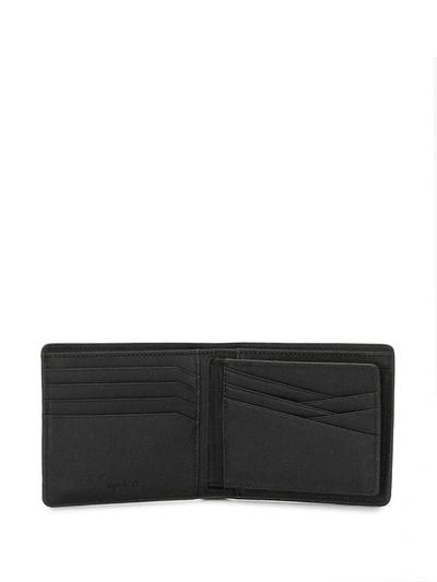 Shop Agnès B. Logo Plaque Wallet In Black