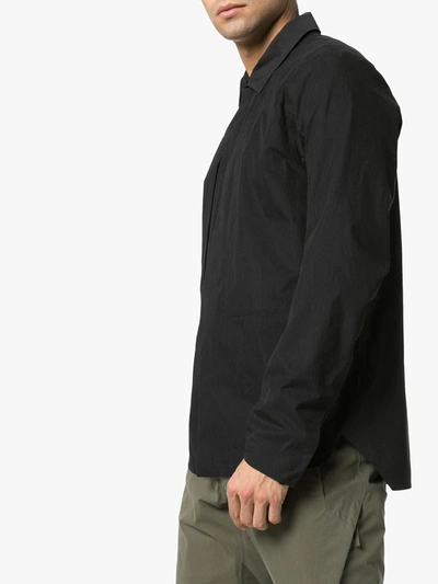 Shop Arc'teryx Component Overshirt Jacket In Black