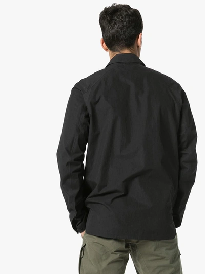 Shop Arc'teryx Component Overshirt Jacket In Black