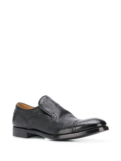 Shop Alberto Fasciani Classic Brogues In Black