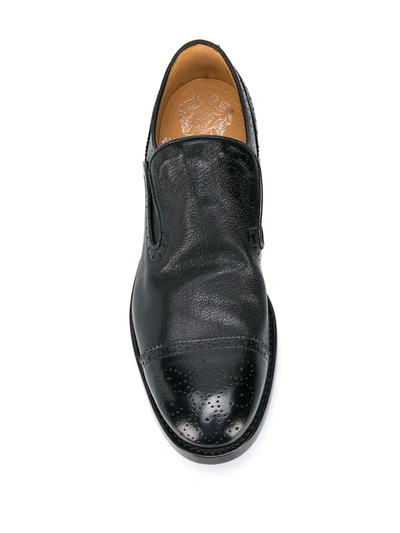 Shop Alberto Fasciani Classic Brogues In Black