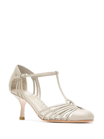 Shop Sarah Chofakian Chamonik Sandals In Neutrals