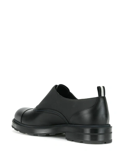 Shop Bally Minimal Oxford Shoes In Black