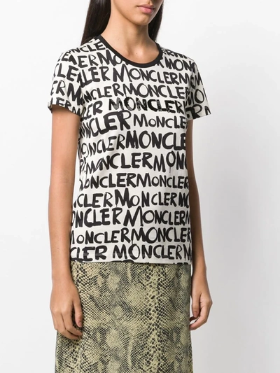 MONCLER LOGO T-SHIRT - 大地色