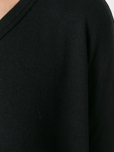 Rag & Bone Hudson Crewneck Long-sleeve Top In Black