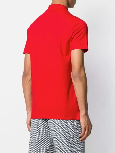Shop Paul & Shark Classic Polo Shirt In Red