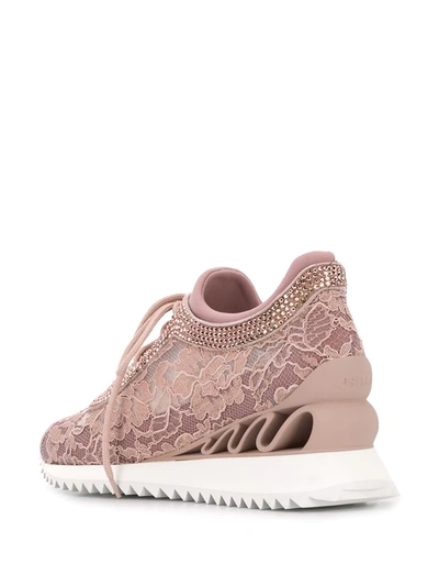 Shop Le Silla Reiko Wave Sneakers In Pink