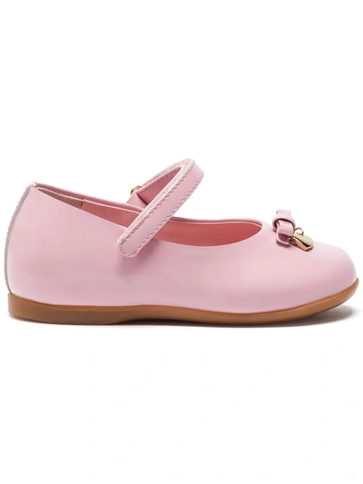 Shop Dolce & Gabbana Mary Jane Ballerina Shoes In Pink