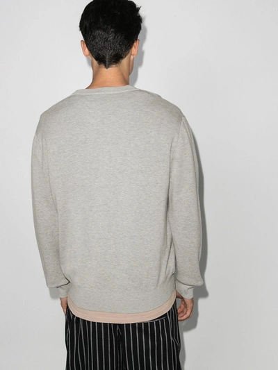 Shop Kenzo Tiger Logo-print Sweatshirt In Grey