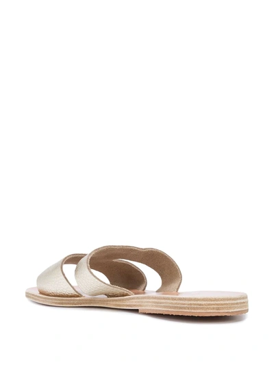 Ancient Greek Sandals Apteros Sandals In Silver