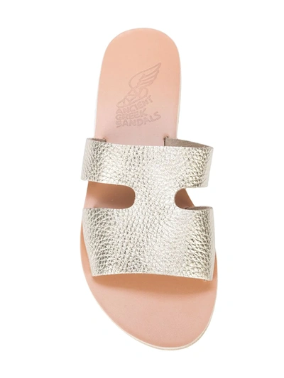 Ancient Greek Sandals Apteros Sandals In Silver