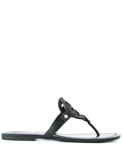 Shop Tory Burch Miller Sandals In Black