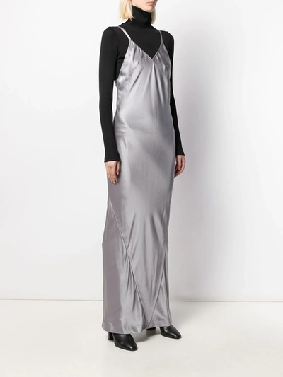Shop Haider Ackermann Slip Dress In Grey