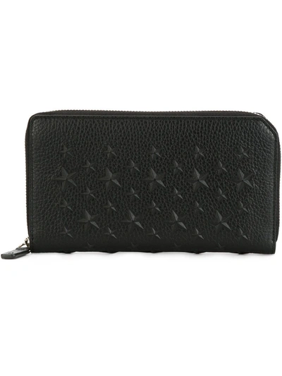 Shop Jimmy Choo 'carnaby' Wallet In Black