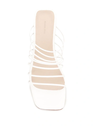 Shop Rejina Pyo Transparent Heel Sandals In White