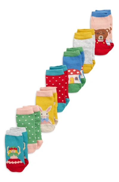 Shop Boden Assorted 7-pack Socks In Animals And Fairies