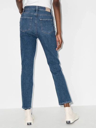 Shop Paige Sarah Slim-fit Jeans In Blue