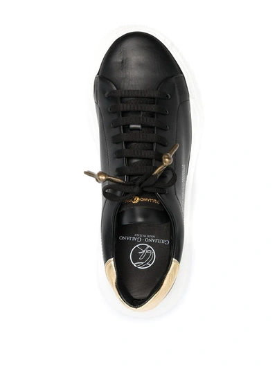 Giuliano Galiano Nemesis Low-top Sneakers In Black