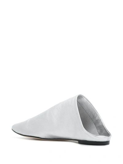 Shop Sigerson Morrison Metallic Pointed Mules