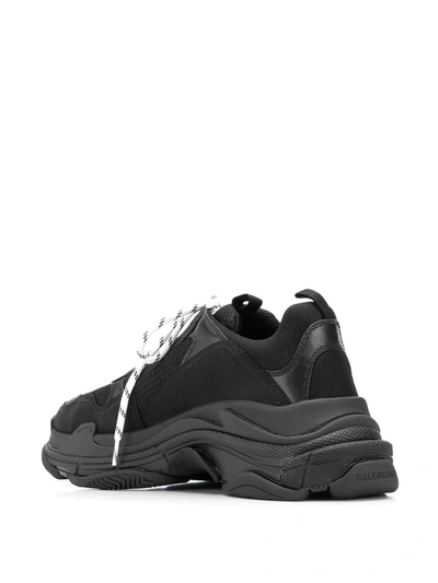 Lily At bygge kaskade Balenciaga Triple S Low-top Sneakers In Black | ModeSens
