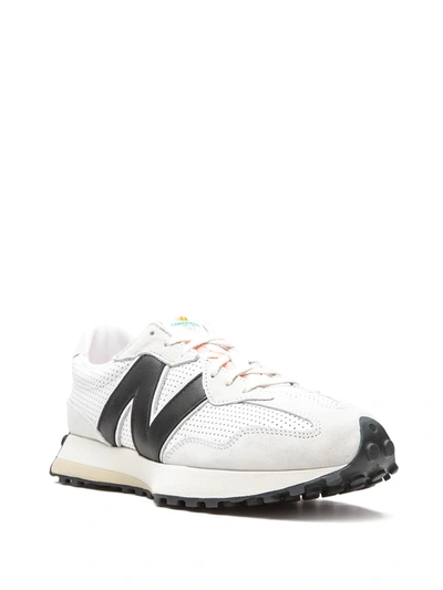 Shop New Balance X Casablanca 327 "white/black" Sneakers