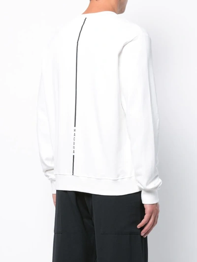 Haculla Men's Nyc Drama Mouth Crewneck Sweater In White