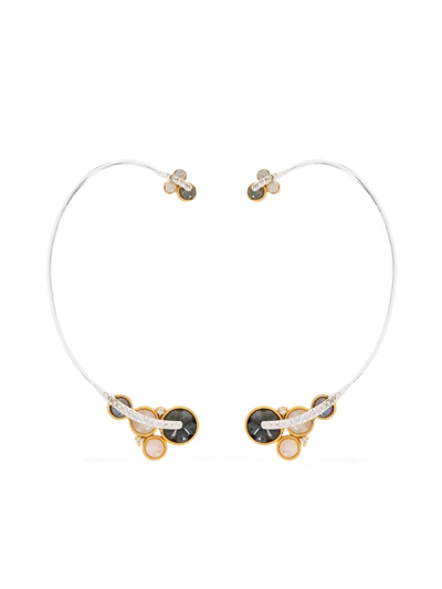Shop Akansha Sethi 14kt Yellow Gold Diamond Cloud Ear Cuffs