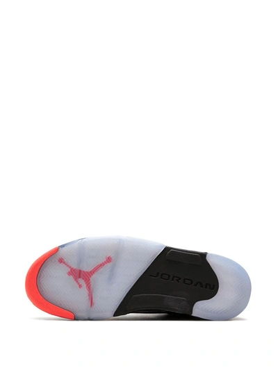 Shop Jordan X Neymar Air  5 Retro Low Sneakers In Grey