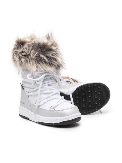 Shop Moon Boot Protecht Monaco Low Snow Boots In Silver