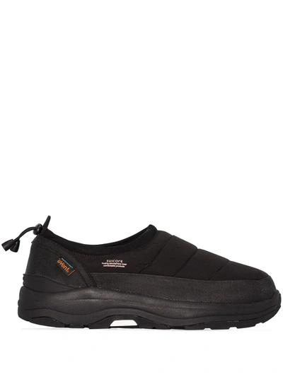 Shop Suicoke Pepper Padded Sneakers In Black