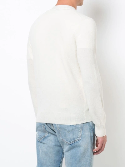 Shop Comme Des Garçons Play Cardigan With White Heart