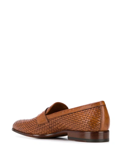 Shop Scarosso Formal Loafers In Brown