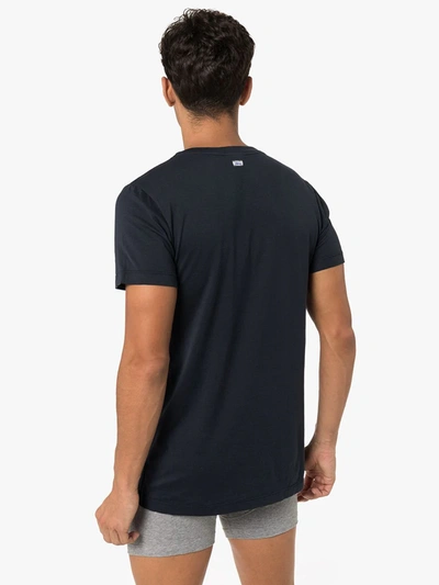 Shop Schiesser Josef T-shirt In Blue