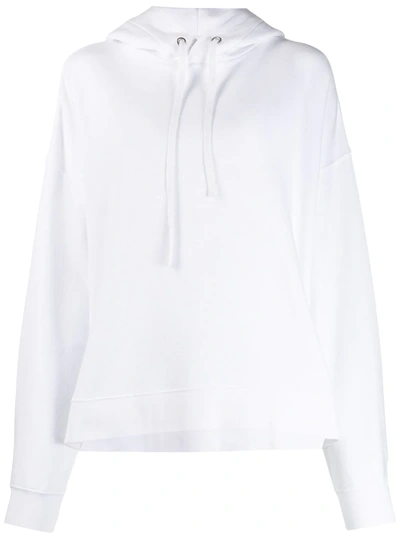 Shop Maison Margiela Aides Print Hoodie In White